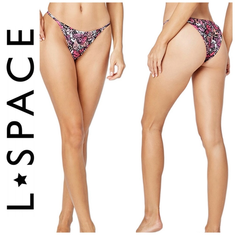 L Space Wings and Things Jay Bitsy Bikini Bottom Size L NWT